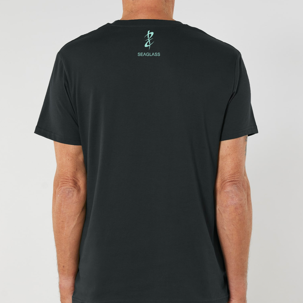 Seaglass Tee (Black Green)
