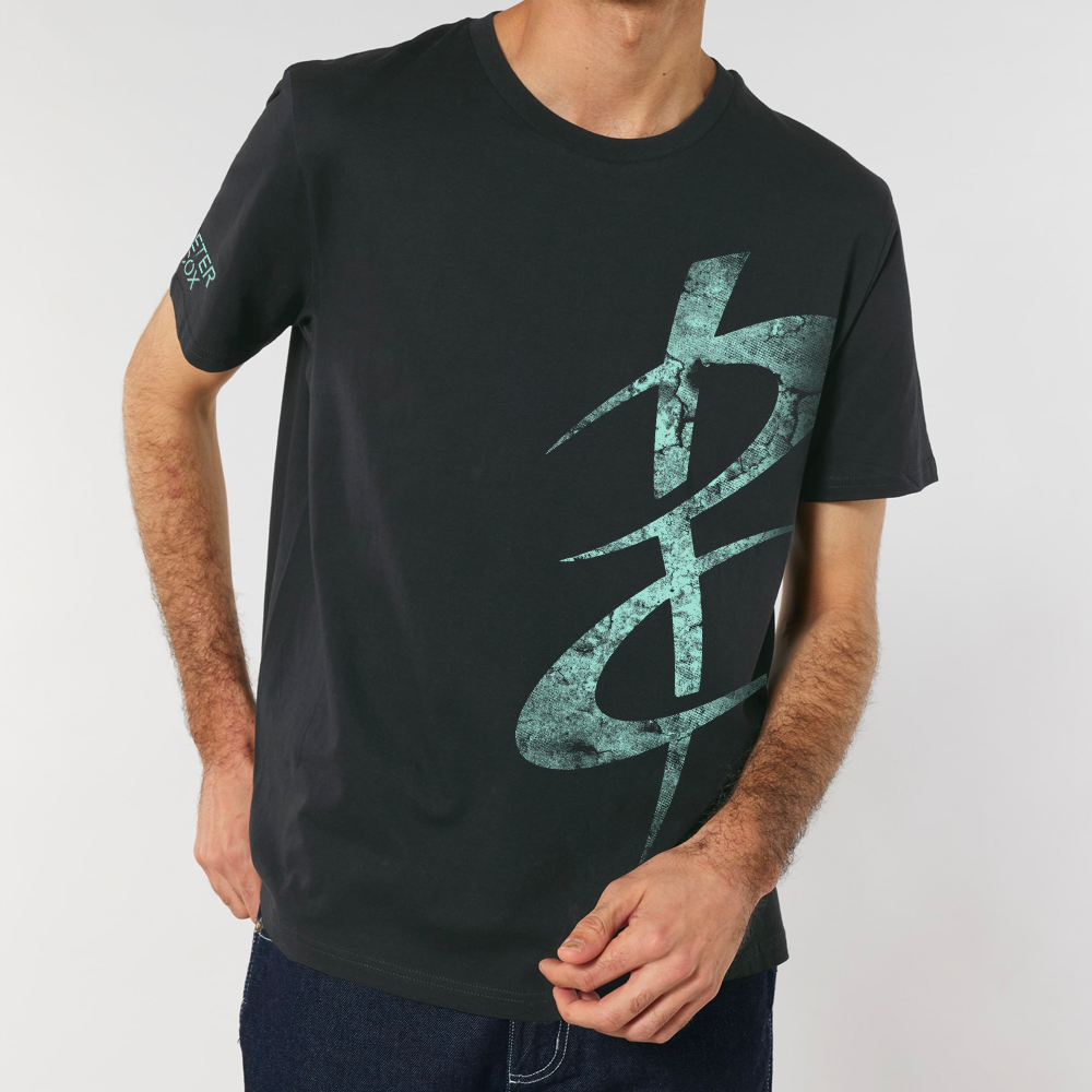 Seaglass Tee (Black Green)